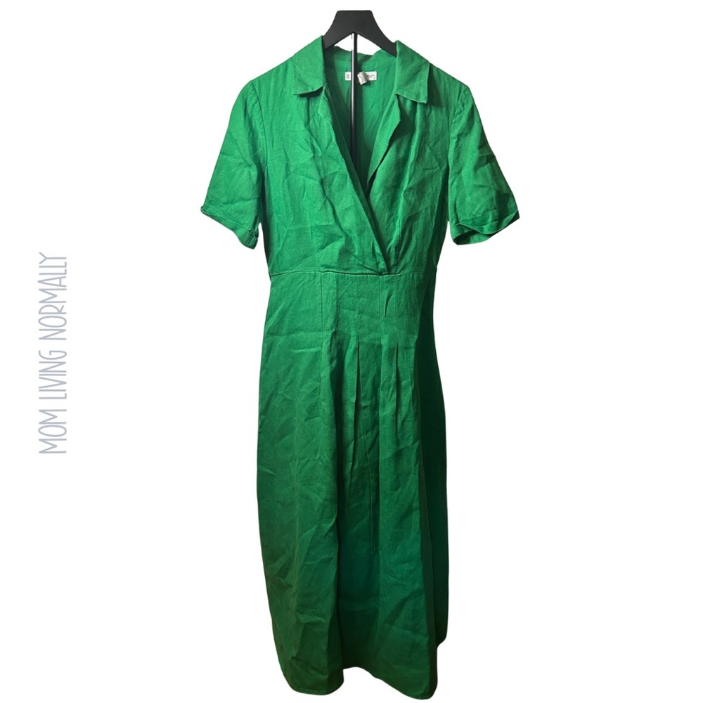 Elegant Green Midi Dress
